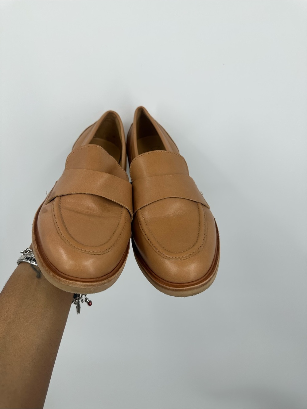 Crown Vintage Brown Loafers Shoes Woman's Size 7.5 Preppy Academia - Picture 3 of 11